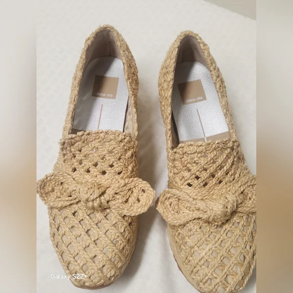 Dolce Vita Jaka Raffia Platform Espadrilles Loafers 9.5.   #Z18 - Picture 9 of 12